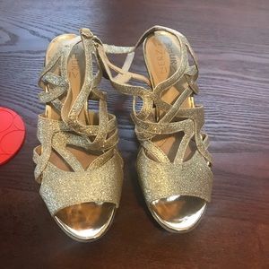 Gold heels